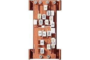 FELLFLYING Entraîneur De Presseur D'accords De Guitare, Entraîneur D'accords De Guitare Pour Adultes, Outil D'apprentissage Pour Débutants En Guitare | Presseur D'accords De Guitare