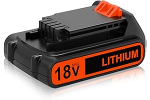 Ibanti 18V 3.0Ah Sostituzione per Black Decker 18V batteria LBXR20 LB2X4020 LBXR2020-OPE LB20 LBX20 BL2018-XJ GKC1825L GTC1850L20 STC1820 Utensile elettrico
