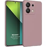 Microsonic Matte Silicone Xiaomi Redmi Note 13 Pro 5G i&ccedil;in Kılıf Rose Gold [Redmi Note 13 Pro 5G ile Uyumlu Kılıf - Rose Gold