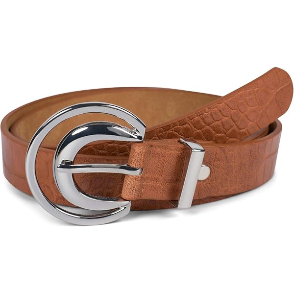 Cintura In Vera Pelle Unisex StyleBREAKER - Fibbia In Rilievo, Larghezza 3.7cm, Accorciabile, Design Elegante E Minimal - Foto 8