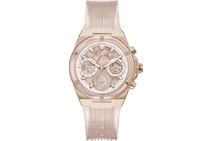 Guess Montre de Sport Transparente Multifonction pour Femme 39 mm