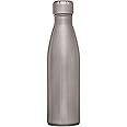 Signoraware Cola Single Wall Fridge Water Bottle Matt Finish, 1 Liter, Silver