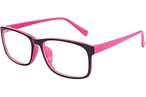 GQUEEN Brille Ohne Stärke Fake Brille Nerdbrille Damen Herren UV400,PO2
