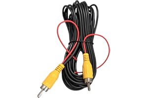 Epronic 10M RCA Video Cable for Rear View Camera, Car Rear View Camera Extension Cable RCA Plug Video Cable with Trigger Cable Plug and Play