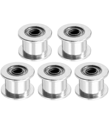 Uxcell 4pcs 2GT Timing Pulley 36T 5mm Bore 25.5mm Dia. Aluminum Timing Belt Pulley With Spanner