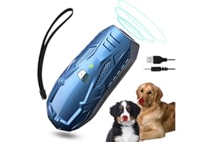 Tohoyard Dispositivo Antiladridos para Perros, Ultrasónicos Ahuyentador de Perros de Mano, Recargable Anti Ladridos Alcance Efectivo de 5m, Repelente para Perros pequeños y Grandes al Aire Libre