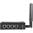 HUNSN Firewall, Mikrotik, pFsense, OPNsense, VPN, Network Security Micro Appliance, Router PC, Intel Pentium N3700, RH02, WiFi, VGA, HDMI, 2 x USB, 4 x I255-V B3, 4G RAM, 64G SSD