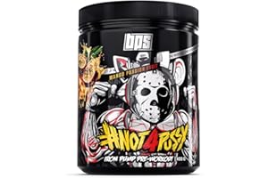 BPS PHARMA IRON PUMP – Pre Workout Pump Booster ohne Koffein – Für Training, Fokus & Muskelpump – Mit Citrullin & Arginin – Mango Maracuja Geschmack – 400 g