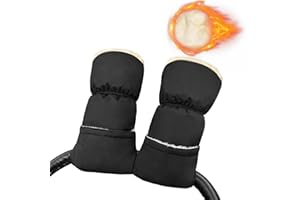TECHEXTRA Kinderwagen Handwärmer,Kinderwagen Handmuff mit Warm Flanell Wasserfest Winddicht Kinderwagen Muff, Universalgröße für Kinderwagen Buggy,Fahrräder,Rollstühle