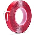 MHS Vhb Acrylic Transparent Double Side Gum Tape 10 mm X 7 Meter Tape for High Strength Work Pack of 1