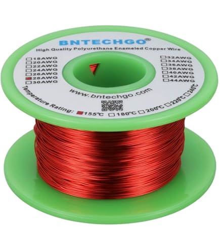 50g Assortment Pack Of Enameled Copper Magnet Wire! Gauges From 0.1mm To 0.9mm For Winding Coils.