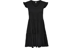 Only Onlmay Cap Sleeves Frill Dress Noos Vestido para Mujer
