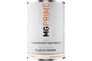 plastprimer burk 1,0 liter transparent | Grundfärg, vidhäftningsprimer, förbinder plast och färg, dryg, lätt att använda, Made in Germany