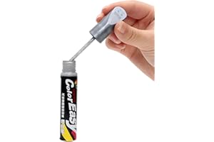 SUPATMUL reparación arañazos para Coche, Pintura Coche, Resistente al Agua, eliminador arañazos, rotulador para reparación Pintura Coche, 10 ml, Plata