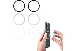 AJUNLKVDR Magnetring Handy,Magnet Aufkleber für Magnetischer,Handyhalter Magnete Magnetisches,Metallring Handyhülle Handymagnet,für Kompatibel Metallringe Mit 5 Stück (3 Farbe-f)