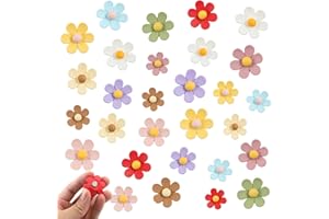 Galerie SV 30 Pièces Aimant Frigo Decoratif,3D Fleur Mignonne Magnet Frigo pour Réfrigérateur, Casier, Tableau Magnétique-10 Couleurs/3 Tailles
