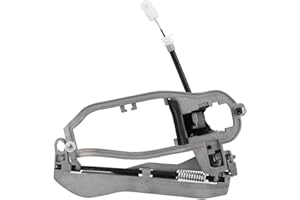 KIMISS Soporte de manija de puerta automotriz Soporte de manija de puerta Soporte de manija de puerta para X5 E53 51218243615/51228243635/51218243616/51228243635 (trasero derecho)