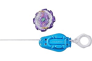 HASBRO Beyblade Burst Surge Speedstorm - Kit Inicial - Top Jet Wyvron W6 - Top de Batalla Tipo Defensa con Lanzador - Juguete para niños (F0572ES0)