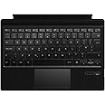 Qulose Microsoft Surface Pro Keyboard for Pro 7 Plus/Pro 7 /Pro 6 /Pro 5 /Pro 4 /Pro 3, Wireless Bluetooth Keyboard, Type Cover with Rechargeable Battery, Multi-Gesture Touchpad, UK Layout