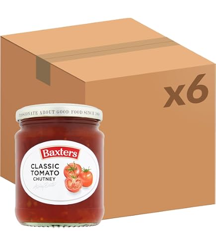 The Carved Angel Sunburst Tomato Chutney - Sweet, Spiced, 325g Twin Pack, Gluten Free & Vegetarian