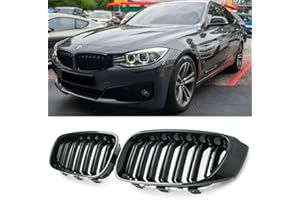 ‎GCP GCP PASST FÜR 3ER F34 GT SPORT KÜHLERGRILL DOPPELSTEG GLANZ SCHWARZ