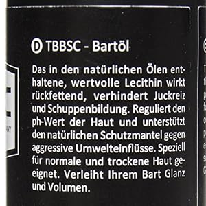 TBBSC Beard Oil 100 ml with Argane Oil (35%), Grape Seed Oil, Almond Oil, and Vitamins E & K - Image 6