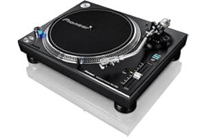PIONEER DJ Giradischi DJ - Pioneer PLX-1000, Nero, Trazione Diretta, 33 Giri/min, Anti-Vibrazioni