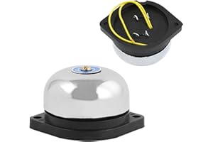 Agatige Tipo di suoneria Interna Campanello Elettrico, Campanello Elettrico 220V Campane della Scuola Campane Tipo di suoneria Interna Nessuna Campana della Scintilla 220V 5W per Segnale sonoro