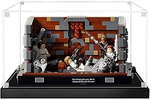 icuanuty Vitrine en acrylique pour Lego 75339 - Presse-poubelle étanche à la poussière pour modèles de collection (vitrine uniquement)