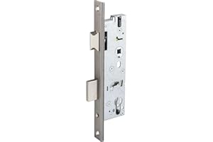 WILKA Rohrrahmen-Schloss 1438 | Dornmaß: 35 mm | Stulpe 245 mm U-Form Edelstahl | 1 Stück, Silber