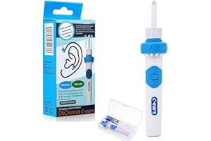 YUEYUEKE Ohrenreinigung, elektrische Ohrenreiniger, Sicherheit, sanfte Vibrationen, waschbar, Spülung, 2 waschbare Ersatzlösungen für alle Haushalte