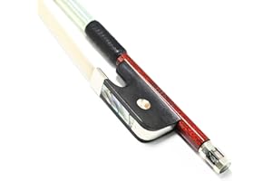 Viola Bow 4/4 Size Carbon Fiber Core Wood Skin Hybrid VINGOBOW 120M Master Level Ebony Frog Well Balanced Pernambuco Performance Sweet Warm Tone Mongolian Horse Hair