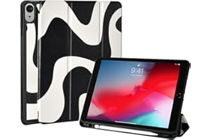 Fycyko Coque pour iPad 10e Génération 2022/11e Génération 2025(A16),iPad 10.9 Pouces Étui with Pen Holder & Support Trifold, Joli Motif Zébré pour iPad 10e/11e-Zébré