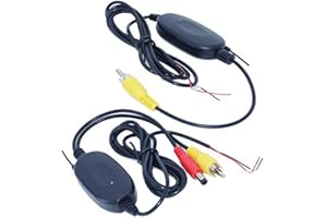 MICMXMO Ricevitore e trasmettitore senza fili da 2,4 G per il sistema di parcheggio e la telecamera di retromarcia, per la fotocamera anteriore dell'auto