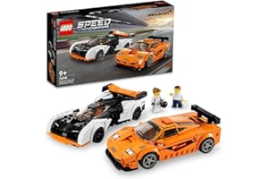 LEGO Speed Champions McLaren Solus GT et McLaren F1 LM - Jouet de Construction Voiture de Course - Loisir Créatif Enfants - Kit de Maquette Hypercar - Idée Cadeau pour Garçons et Filles 76918