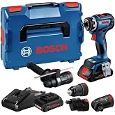 Bosch Professional GSR 18V-90 FC Ak&uuml;l&uuml; Delme Vidalama (2 x 4.0 Ah ProCORE; L-Boxx)