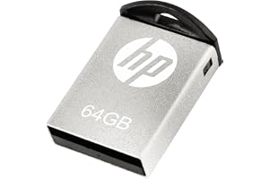 HP v222w 64GB USB 2.0 Pen Drive, Metal Silver