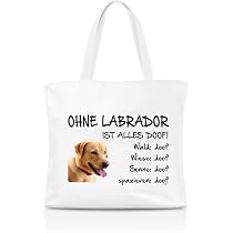 Einkaufstasche „Ohne Husky Ist Alles Doof!“ – 45x42 Cm, Aus Polyester, Umweltfreundlich