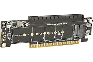 Bewinner Pcie X16 Expansion Card, M.2 NVMe Controller Expansion Card, Pcie X16 to X8 X4 X4 Split Expansion Card, Support PCIE4.0 Downward Compatible with 3.0