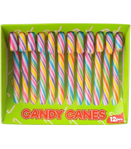 ZUBI THE FUN CANDY Candy Canes Mixed Fruit Flavour 30 Grams (24