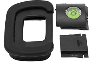 AKOZON Ocular de Visor para PENTAX, Protector de Ocular K5IIS K5II K30 K50 K5 K7 K S1 Cámaras Ocular de Visor Cubierta de Zapata FRía Conjuntos de Nivel de Horizonte Cámara Digital FR