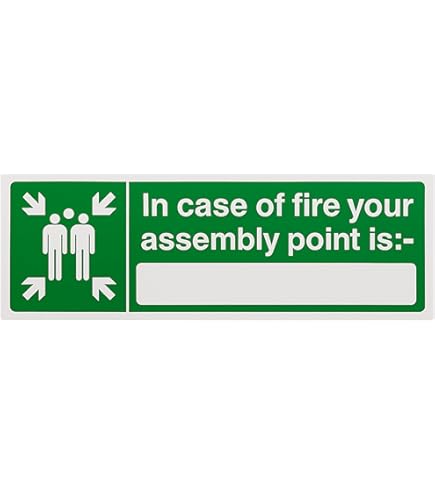 Wall Mounted Fire Assembly Point Sign - 600 X 400mm | Mileta Signs And Displays Limited - View #9