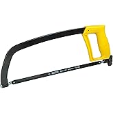 STANLEY Sierra de mano de pistola, Longitud de 470mm, 24 Dientes por pulgada, Longitud de hoja 300 mm, 4 posiciones para cort