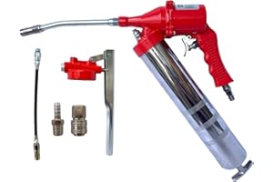 TANIASHOP Ingrassatore Pneumatico Ad Aria Compressa E Pistola Pompa Manuale Pompa ingrassatrice con Tubi Kit 6 Pezzi