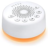 Easysleep White Noise Machine uyku yardımcısı, 25 rahatlatıcı ses ve gece lambası, beyaz g&uuml;r&uuml;lt&uuml; makinesi, hafıza fonksiyonlu