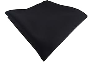 TigerTie Fazzoletto da taschino satinato, tinta unita, in poliestere, dimensioni: 26 x 26 cm