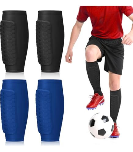 Paire De Protège-Tibias De Football, Manchon De Protection Des Mollets Protège-Tibias Anti-Chocs