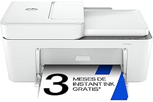 HP DeskJet 4220e 588K43, Impresora Multifunción de Inyección de Tinta A4 a Color, Impresión a Doble Cara Manual, 8,5 ppm, Wi-Fi, ADF, Fax Desde Móvil, 3 Meses de Instant Ink Incluidos, Blanca