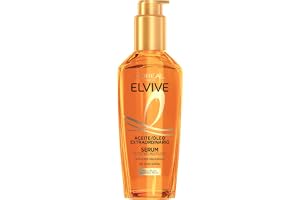L'Oréal Paris Elvive Aceite Extraordinario Sérum Nutritivo Multiusos, 100ml | Sérum Enriquecido Con Aceites de Camellia y Marula, para Pelo Seco, Aporta Brillo, Hidratación Profunda, Nutre sin Apelmazar