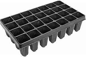 Muddy Hands Large Deep Root Trainer Tray - Seed & Seedling Cell Plug Propagation Tray for Plant Cultivation (1, 28 Cell)